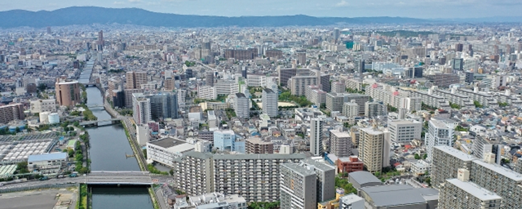 都会　ビルの風景